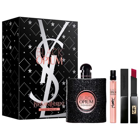 ysl black opium perfume set|Black Opium 90ml gift set.